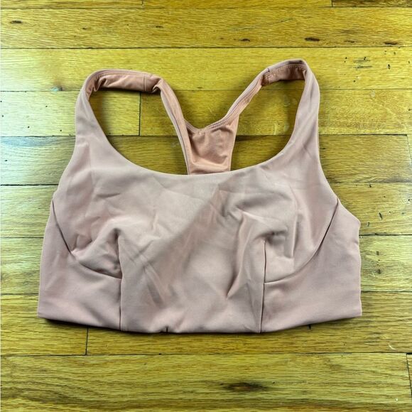 Lululemon Wunder Train Sports Bra Pink Savannah size 8 - Picture 4 of 9